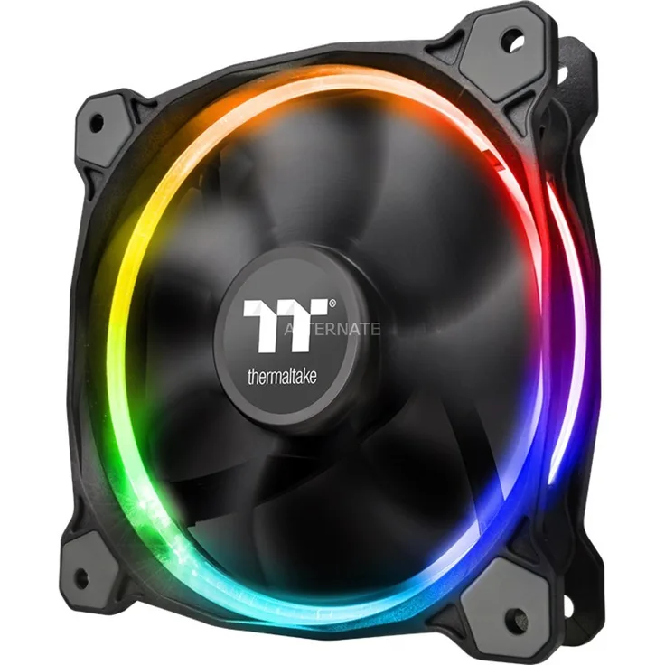 Thermaltake Riing 12 RGB Sync Edition Gehäuselüfter (3 Pack, kompatibel mit ASUS, Gigabyte, MSI, Asrock und Biostar) - Preisvergleich