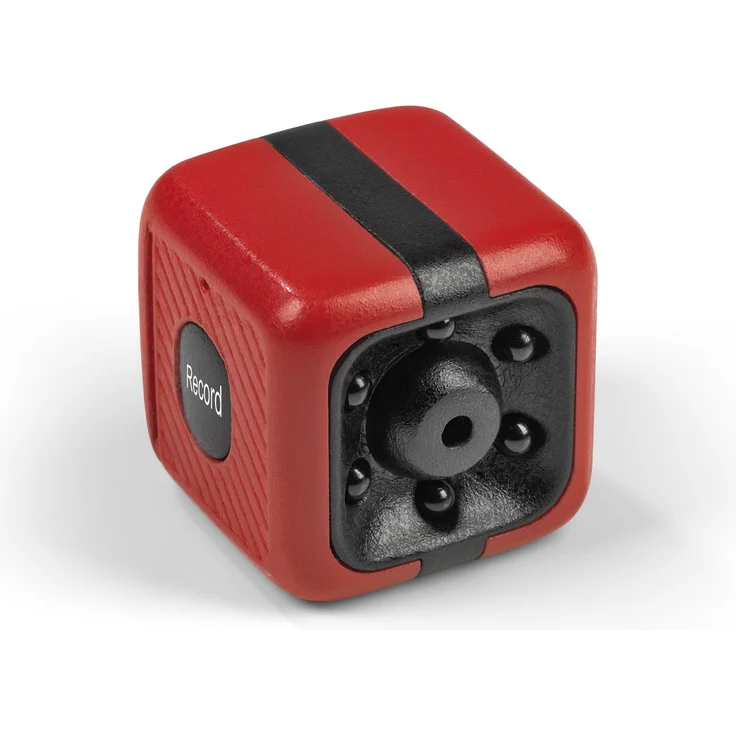 EASYmaxx Mini-Kamera mit Speicherkarte 8GB (HD) rot/schwarz – Bild 1
