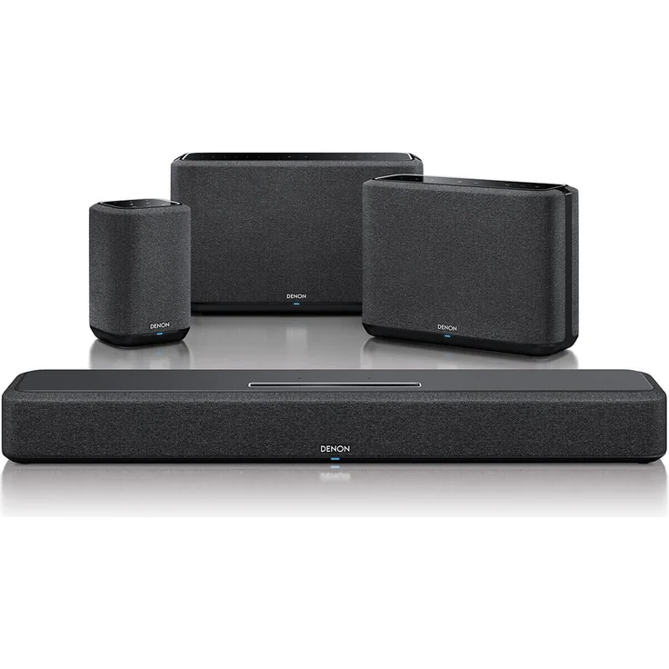 Denon Home 550 2.0 Soundbar ohne Subwoofer, Dolby Atmos, Amazon Alexa, kabellos/kabelgebunden, geeignet für TV, schwarz  – Bild 12