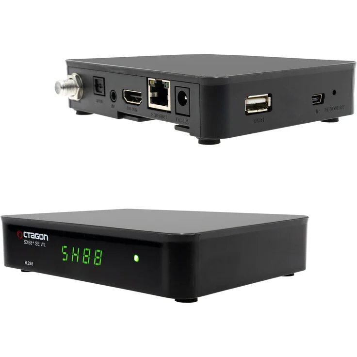 Octagon SX88+ SE WL CA HD HEVC FULL HD STALKER IPTV MULTISTREAM WLAN SAT DVB-S2 RECEIVER – Bild 3