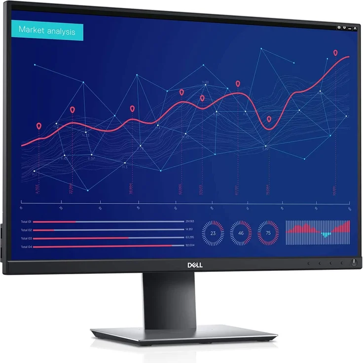 Dell P2421 (24,1 Zoll) LED-Monitor (1920 x 1200 WUXGA, IPS-Display, 300 cd-m², 1000:1, 5 ms, HDMI, DVI, DisplayPort, VGA) – Bild 2