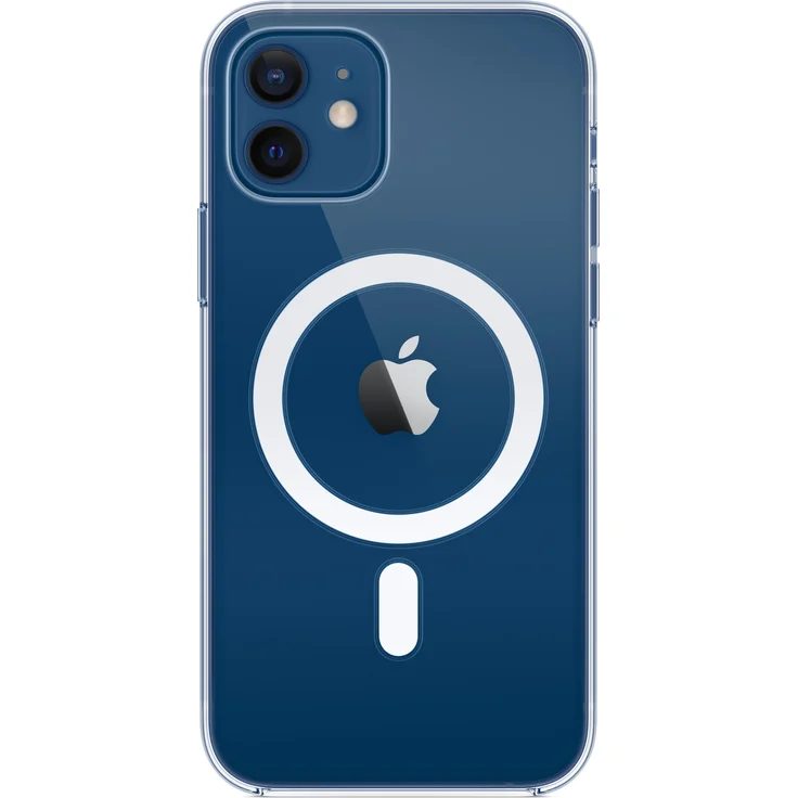 Apple MHLM3ZM/A Clear Case mit MagSafe, geeignet für Apple iPhone 12/12 Pro, Handy-Schutzhülle, transparent – Bild 5