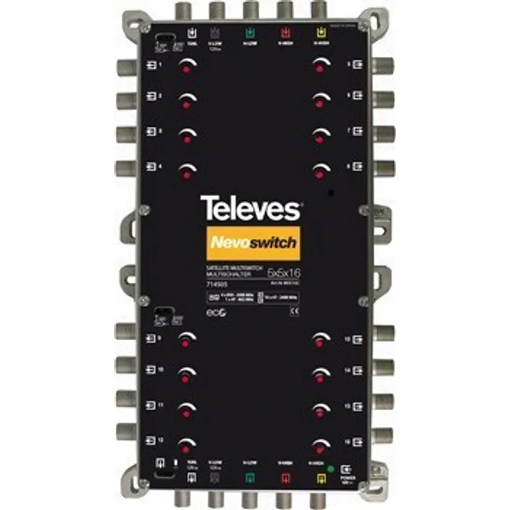 'Televes – nevoswitch 5 x 5 x 16 ''F Terminal-Wasserfall