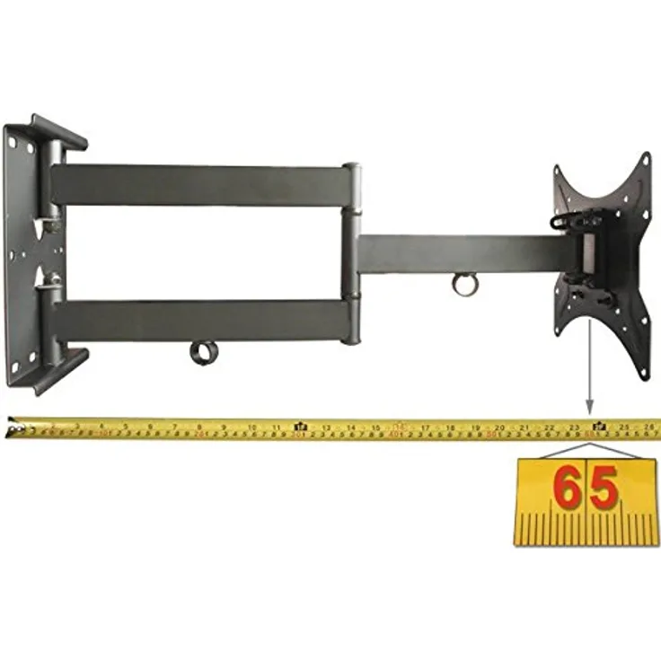 Monitor TV PC Wandhalterung bis 65 cm ausziehbar VESA 100, VESA 200 schwenkbar LED LCD TFT TV PC Monitore Flatscreens Modell: L22