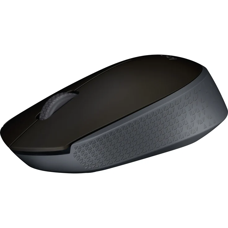 Logitech M171 Kabellose Maus, 2,4 GHz Verbindung via USB-Empfänger, Optischer Sensor, 12 Monate Akkulaufzeit, für Links- und Rechtshänder, 3 Tasten, PC/Mac - Schwarz – Bild 3