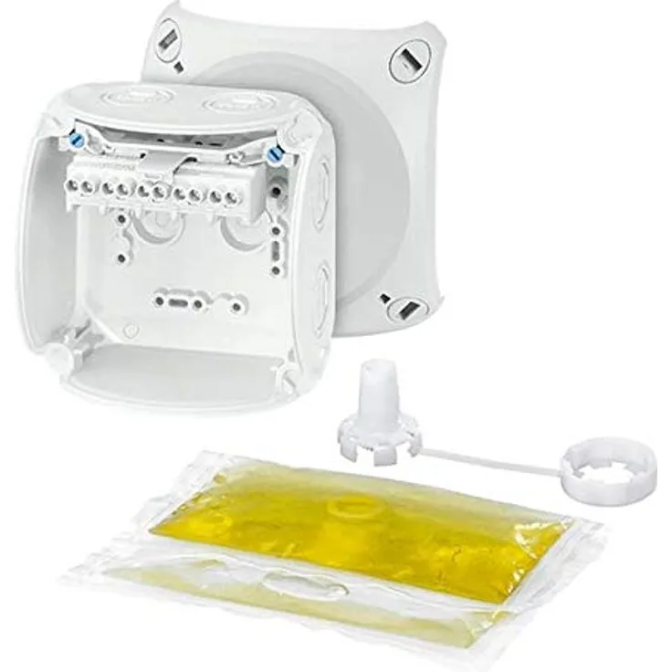 HENSEL Klemmenkasten 6qmm 5f Kst 104x104x70mm AP, 1