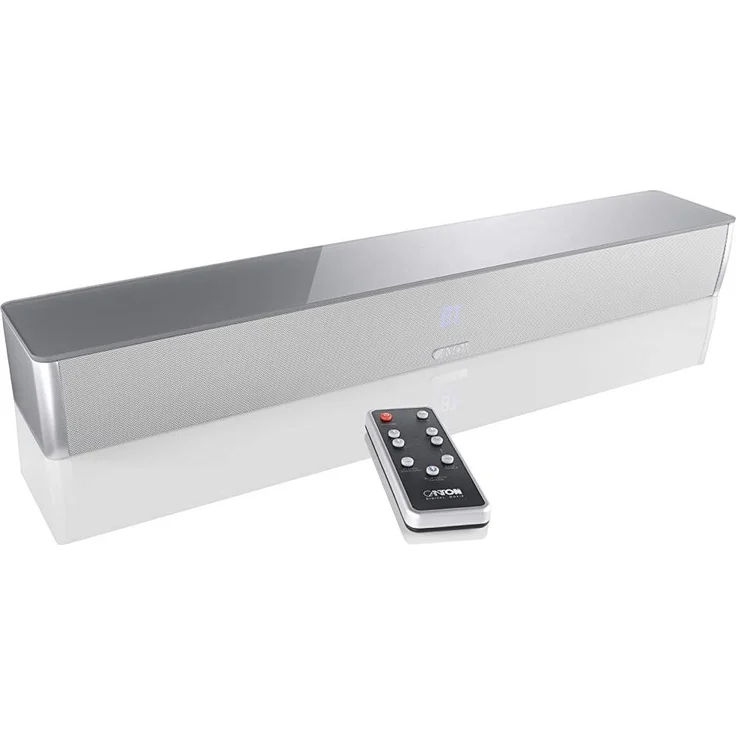 Canton DM 5 2.1 Soundbar mit Subwoofer, kabellos/kabelgebunden, geeignet für TV, silber – Bild 2
