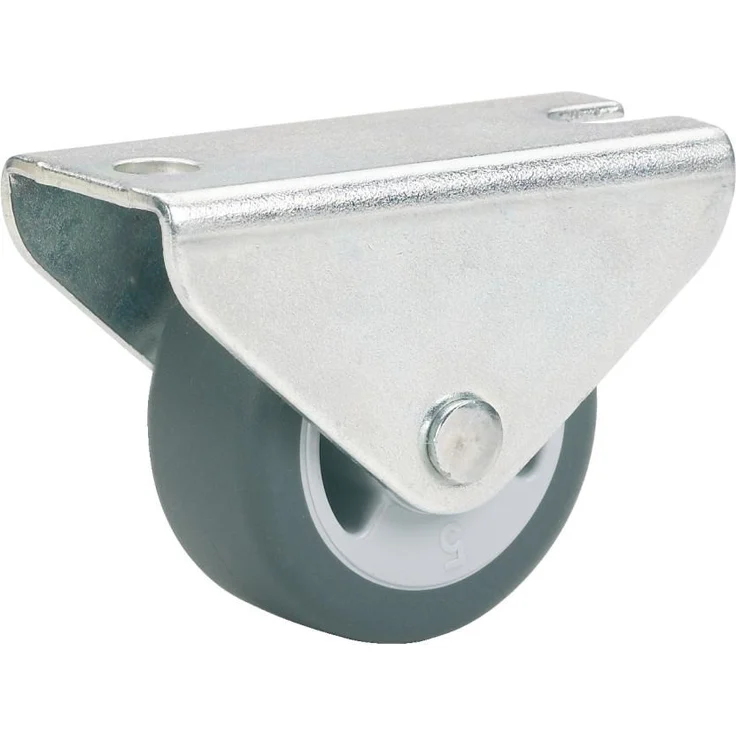 Dörner + Helmer Parkett-Bockrolle (50 x 19 mm, TPE-Rad) grau, 791340 - Preisvergleich – Bild 1