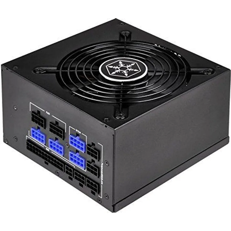 SilverStone SST-ST85F-PT - Strider Platinum Serie, 850W 80 Plus Platinum ATX flüsterleises PC-Netzteil mit 120 mm-Lüfter, 100% modular