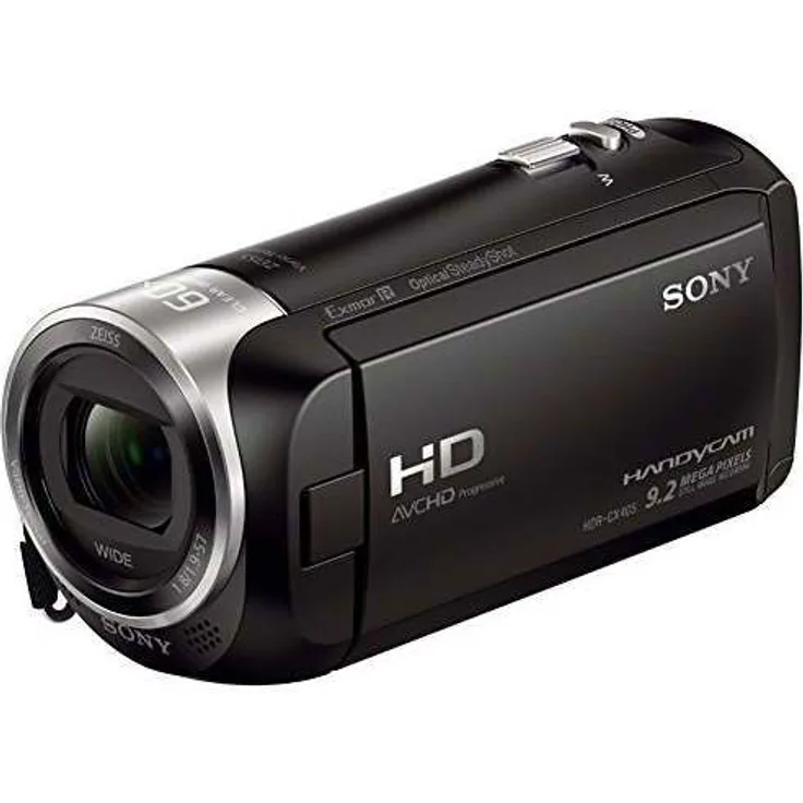 Sony HDR-CX405 Full HD Camcorder (30-fach opt. Zoom, 60x Klarbild-Zoom, Weitwinkel mit 26,8 mm, Optical Steady Shot) mit Intelligent Active Mode Verwacklungsarme Aufnahmen schwarz