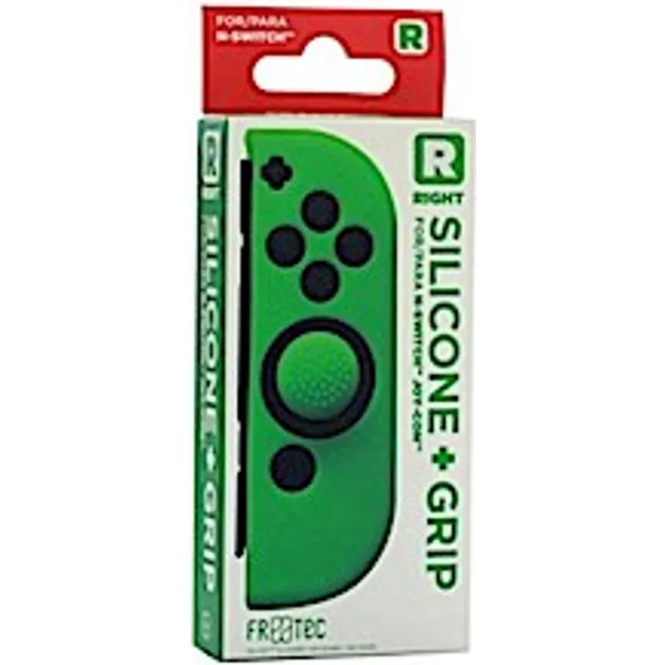 Switch Joy Con Silicone Skin + Grip - Right - Green