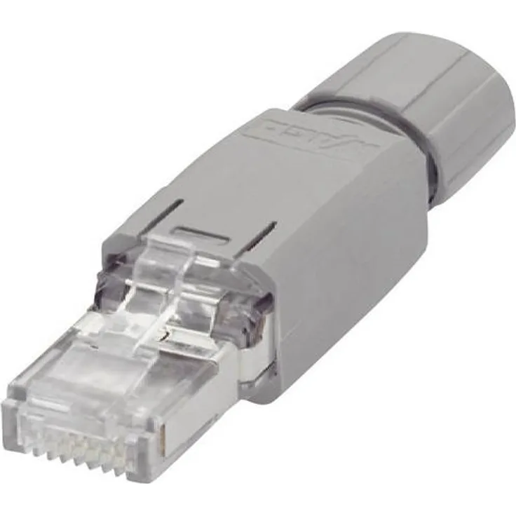 WAGO RJ45-Steckverbinder IP20 - CAT5e Stecker, gerade Pole: 8P8C Grau 750-975 1St.