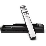AVISION MiWand2 PRO tragbares Scanner (300x 300 DPI, 4,6 cm (1,8 Zoll) LCD-Display, WiFi, Micro-SD Kartenslot bis 32GB, Mini-USB) weiß