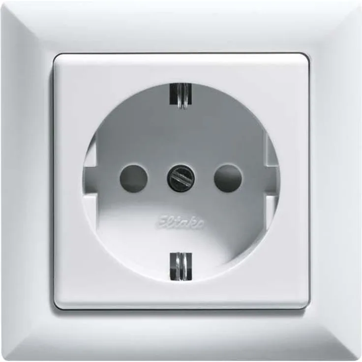 ELTAKO Schutzkontakt-Steckdose DSS+SDO55-ws