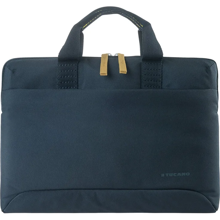 Tucano Smilza Laptoptasche aus Nylon für 13-14 Zoll Laptops, mit schockabsorbierender Innenpolsterung und Abnehmbarer Schultergurt - Dunkelblau