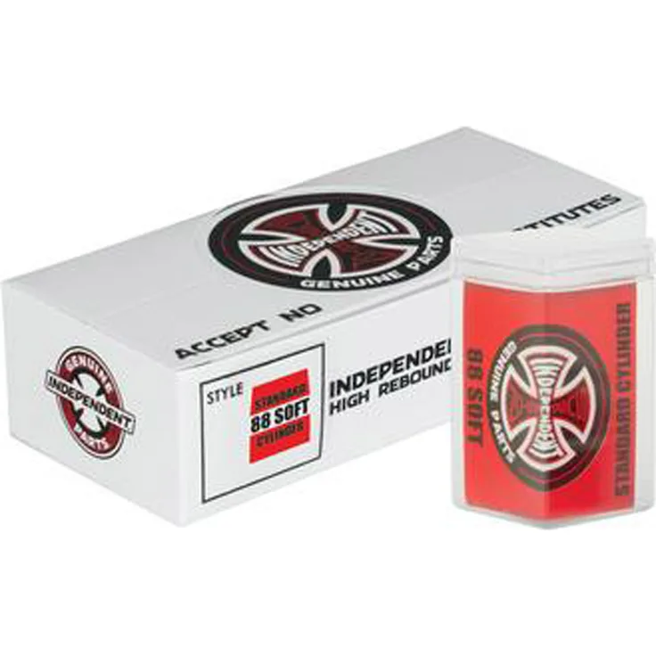 Independent Skateboardzubehör Standard Cylinder Cushions Soft ONESIZE, red