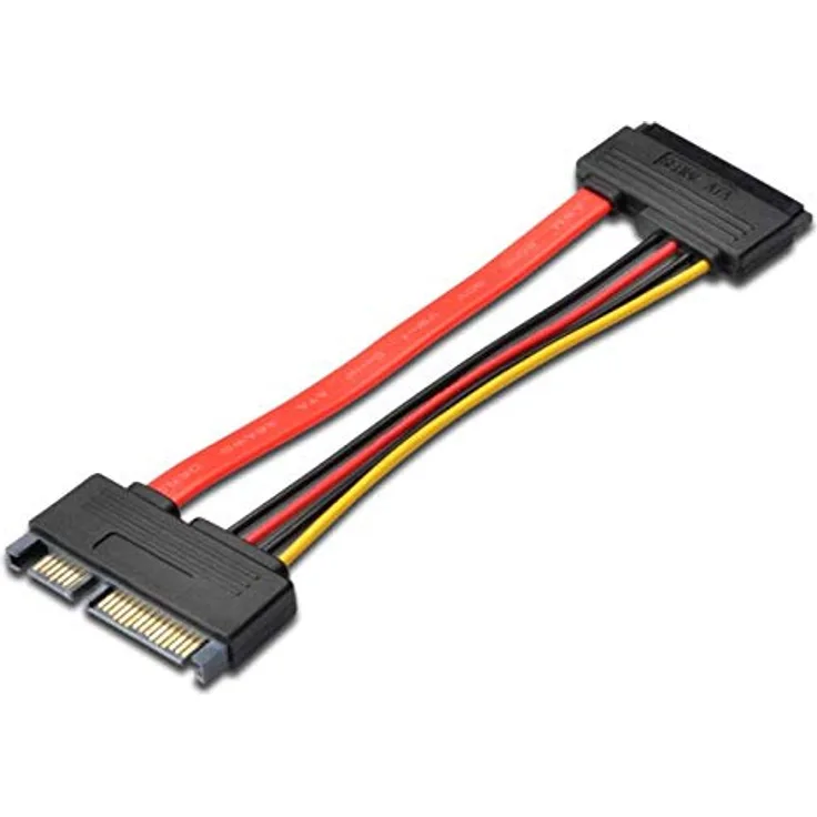 PremiumCord SATA-Verlängerungskabel, SATA 22pin - M - SATA 22pin - F