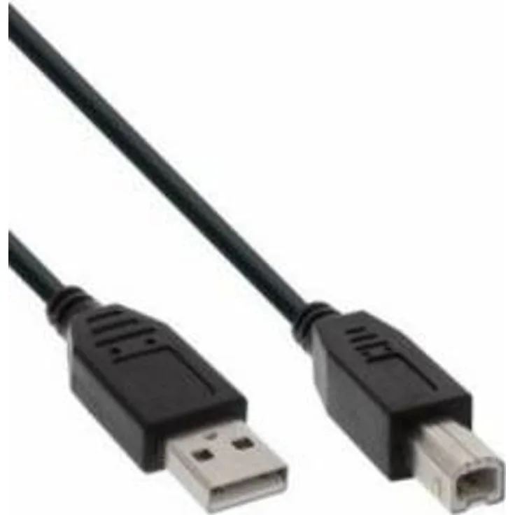 InLine - USB-Kabel - USB (M) bis USB Type B (M) - 2,0m - Schwarz (34520X)
