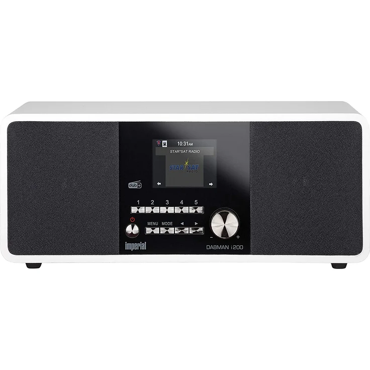 Imperial Dabman i200 22-232-00 Tischradio DAB+/UKW/Internetradio mit WLAN, Spotify Connect, TFT-Display, weiß – Bild 3