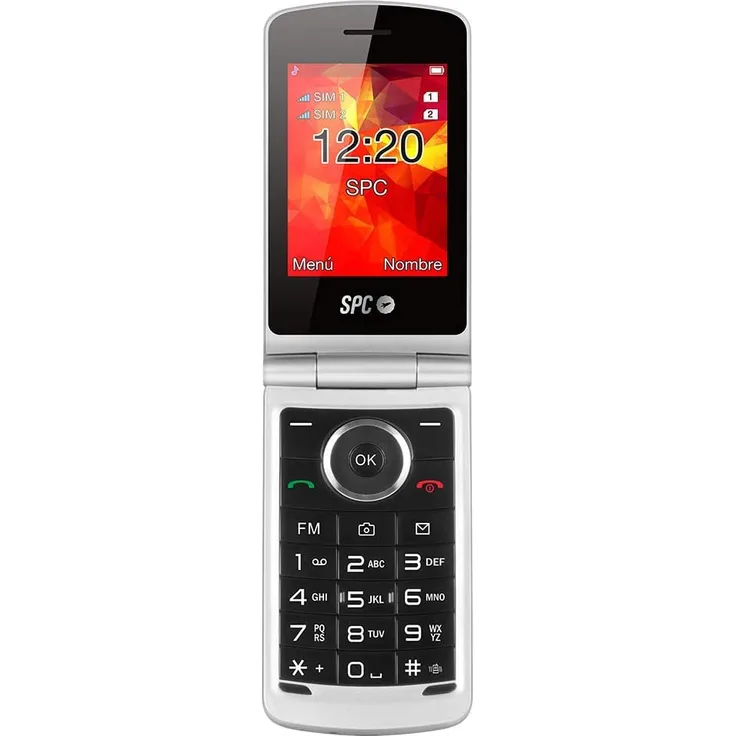 SPC Opal 2318N Klapphandy 2,8 Zoll-Display, Weiß
