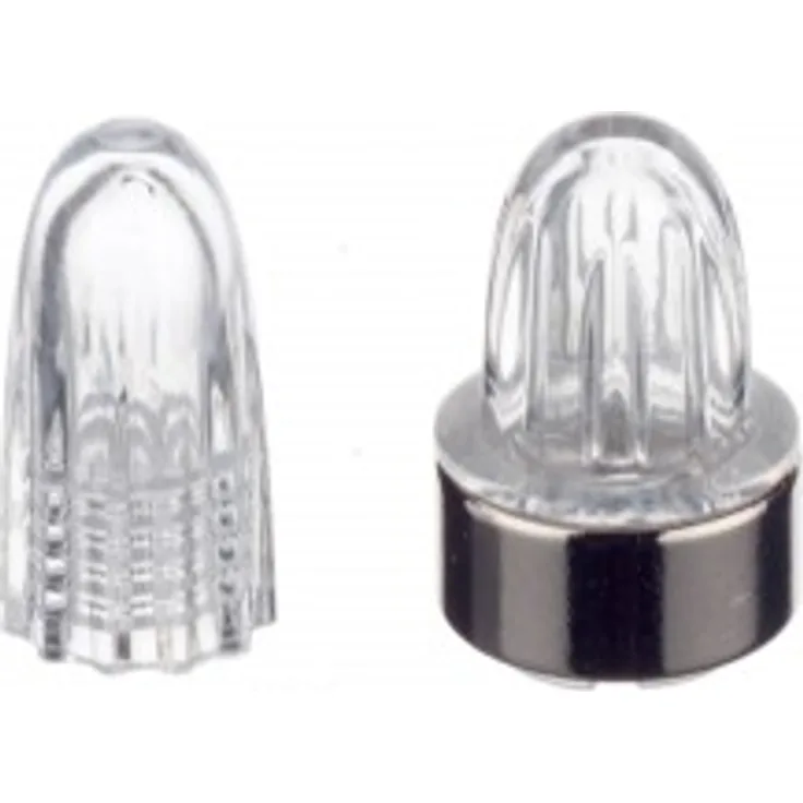 Schwalbe Staubkappe transparent 2er Set Kappe Magnet Felgenband, Schwarz, One Size