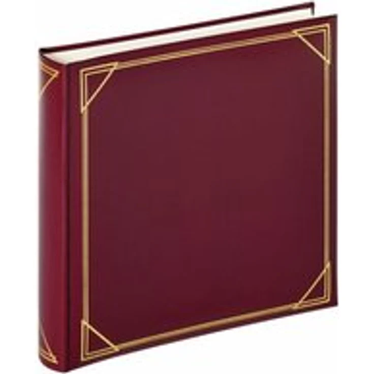 walther design MX-200-R Classicalbum Standard, Fotoalbum, weinrot, 30 x 30 cm – Bild 1