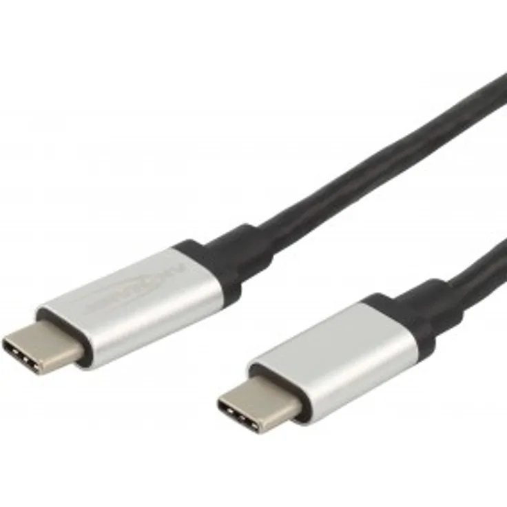 ANSMANN USB Kabel Typ C auf USB 3.0 Daten- und Ladekabel 1m (schnelles Laden und Synchronisieren mit bis zu 5Gbit-s) für MacBook, Chromebook, Smartphone, Tablet