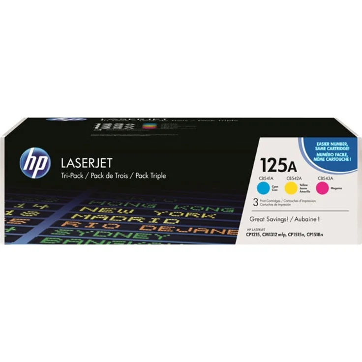 Hewlett-Packard HP 125A (CF373AM) 3-farbig (CF373AM) – Bild 1
