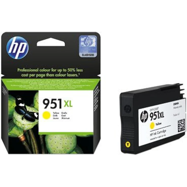 HP 951XL Gelb Original Druckerpatrone mit hoher Reichweite für HP Officejet Pro 276dw, 8600, 8610, 8620, 251dw, 8100 – Bild 1