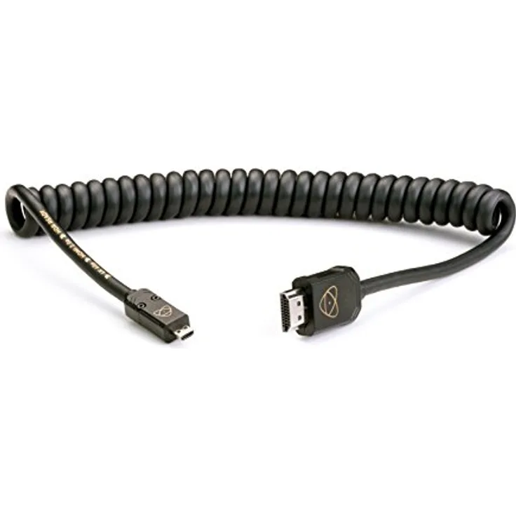 Atomos ATOM4K60C2 HDMI Kabel Micro 40 cm, Cast Connector (80 cm Extended) schwarz