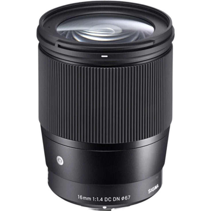 Sigma 16mm F1,4 DC DN Contemporary Objektiv (67mm Filtergewinde) für Micro Four Thirds Objektivbajonett – Bild 1