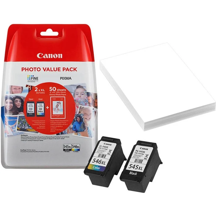 Canon PG-545XL-CL-546XL Tintenpatrone, mehrfarbig – Bild 2