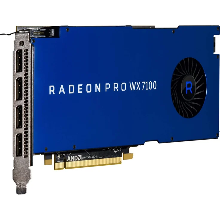 AMD  Grafikkarte FirePro Radeon Pro WX 7100 8 GB PCIe 3.0 16 x 4 x DP – Bild 2