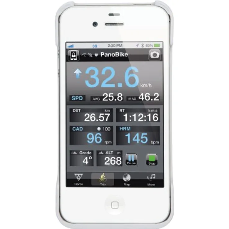 TOPEAK RideCase II, Halterung für iPhone 4-4S, weiß