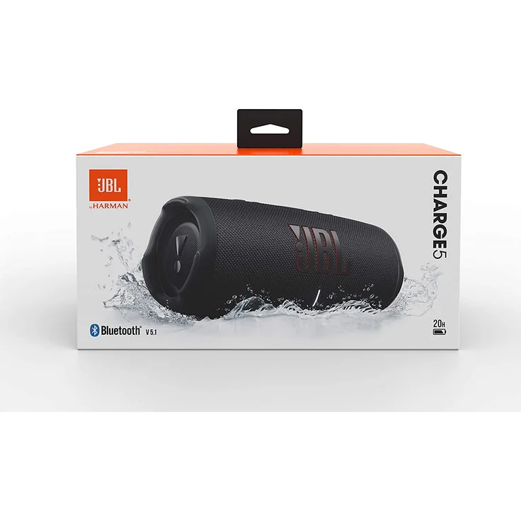 JBL Charge 5 Bluetooth-Lautsprecher, wasserdicht, schwarz – Bild 11