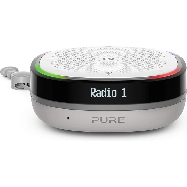 Pure StreamR Splash Outdoor Bluetooth-Lautsprecher mit Mikrofon, Digitalradio, Radio, DSP, Display, wasserdicht, grau – Bild 1