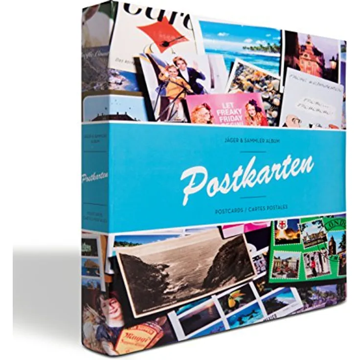 Postkarten-Album mit 50 Hüllen B-Design