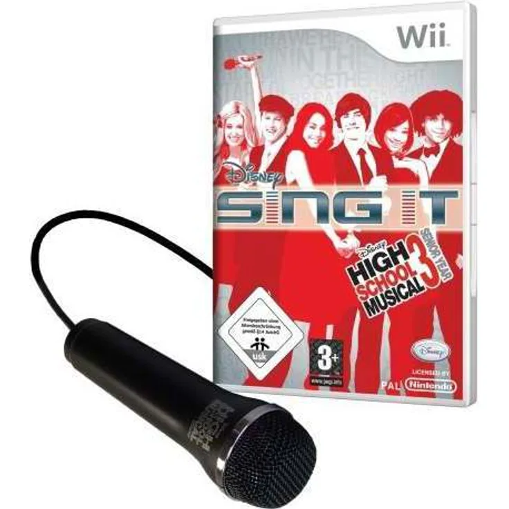High School Musical 3 - Disney Sing it + Mikrofon (Wii)