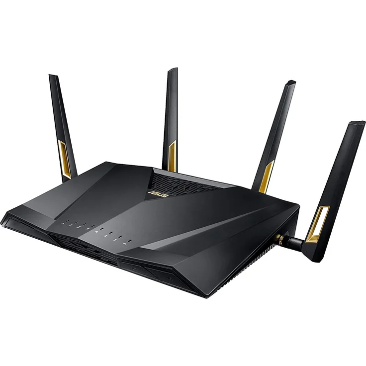 Asus RT-AX88U Gaming Router (Ai Mesh WLAN System, WiFi 6 AX6000, Gaming Engine, 8x Gigabit LAN Link Aggregation, 1.8 GHz QC CPU, AiProtection, USB 3.0) (Router bis zu 220 m²) – Bild 2