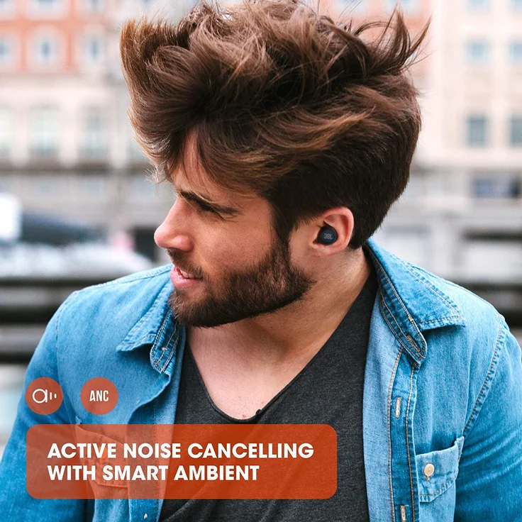 JBL LIVE FREE NC+ TWS In-Ear Kopfhörer mit Bluetooth, Mikrofon, Noise Cancelling, weiß – Bild 6