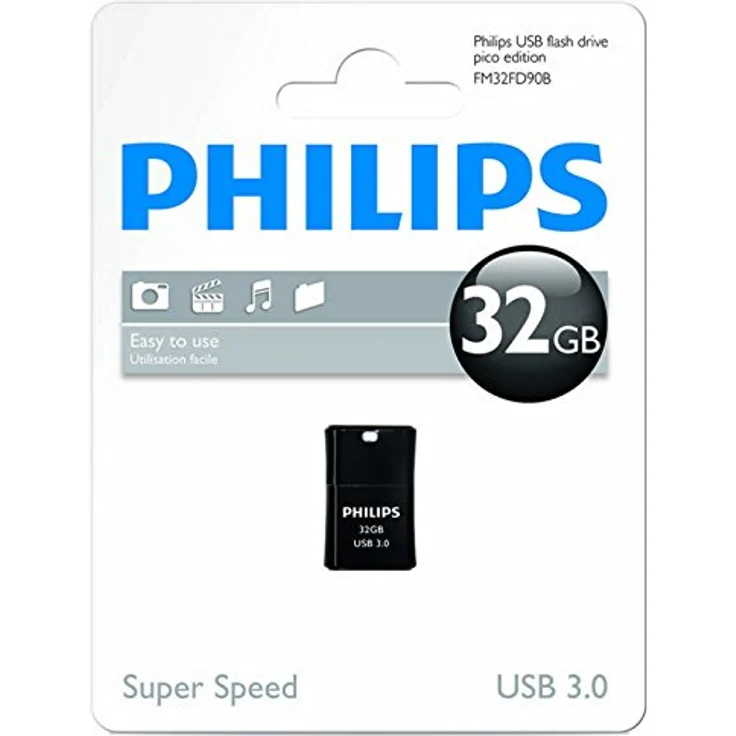 Philips FM32FD90B-10 USB 3.0 Stick 32GB Pico Edition