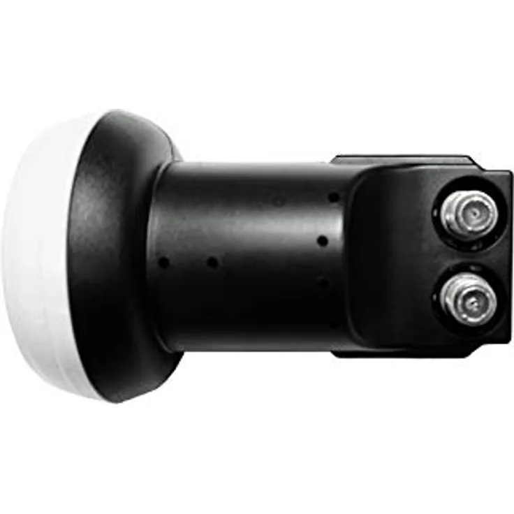 EDISION 03-01-0009 EDI-TL2SE universal LNB Twin Adapter (0,1dB, HDTV, Full HD) Nachfolger Schwarz