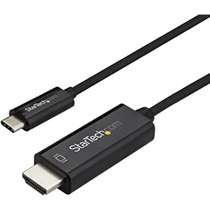 StarTech.com 1m USB-C auf HDMI Kabel - Monitorkabel - 4K bei 60Hz - USB Typ C zu HDMI Kabel - schwarz