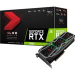 PNY GeForce RTX 3090 OC XLR8 Gaming Epic-X RGB Triple Fan Edition, 24GB GDDR6X, HDMI, 3x DP (VCG309024TFXPPB)