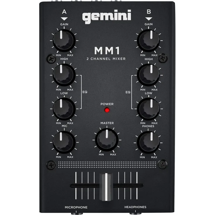 Gemini MM-1 - Mini 2 Kanal DJ Mixer