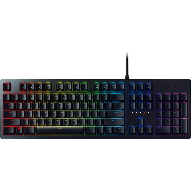 Razer Huntsman Mechanische Gaming Tastatur (mit Opto-Mechanical Schaltern, Lebensdauer von 100 Millionen Tastenanschlägen, RGB Chroma Beleuchtung, QWERTZ-Layout) – Bild 1