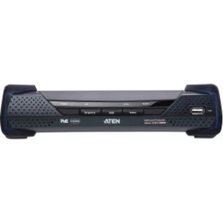 ATEN KE8952R 4K USB HDMI IP KVM Extender mit PoE Empfänger Schwarz