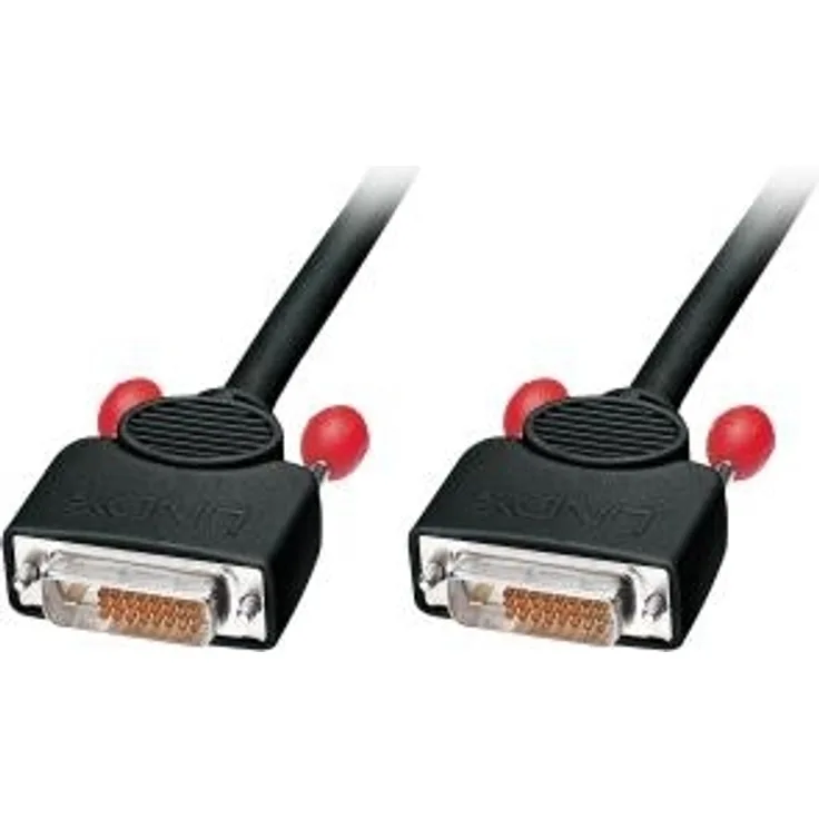 Lindy - DVI-Kabel - Dual Link - DVI-D (M) bis DVI-D (M) - 1,0m - Schwarz (36611)