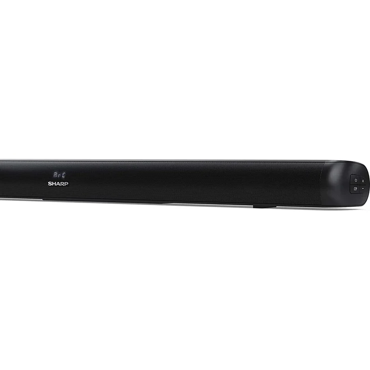 Sharp HT-SB147 2.0 Soundbar ohne Subwoofer, kabellos/kabelgebunden, geeignet für TV, schwarz – Bild 4