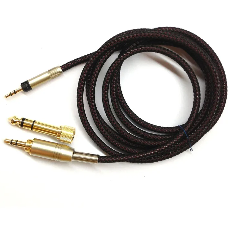 Audiokabel für Sennheiser-Kopfhörer HD595 / HD598 / HD558 / HD518, 1,2m/1,5m/1,8m.2,5m/3m (3m)